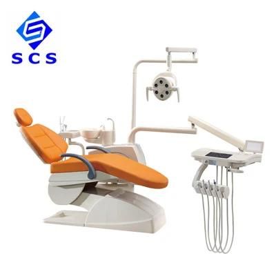 Electric Portable Implant Dental Chair Unit with Dental Chair Spittoon