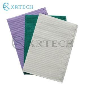Colorful 3 Ply Disposable Dental Apron Bibs