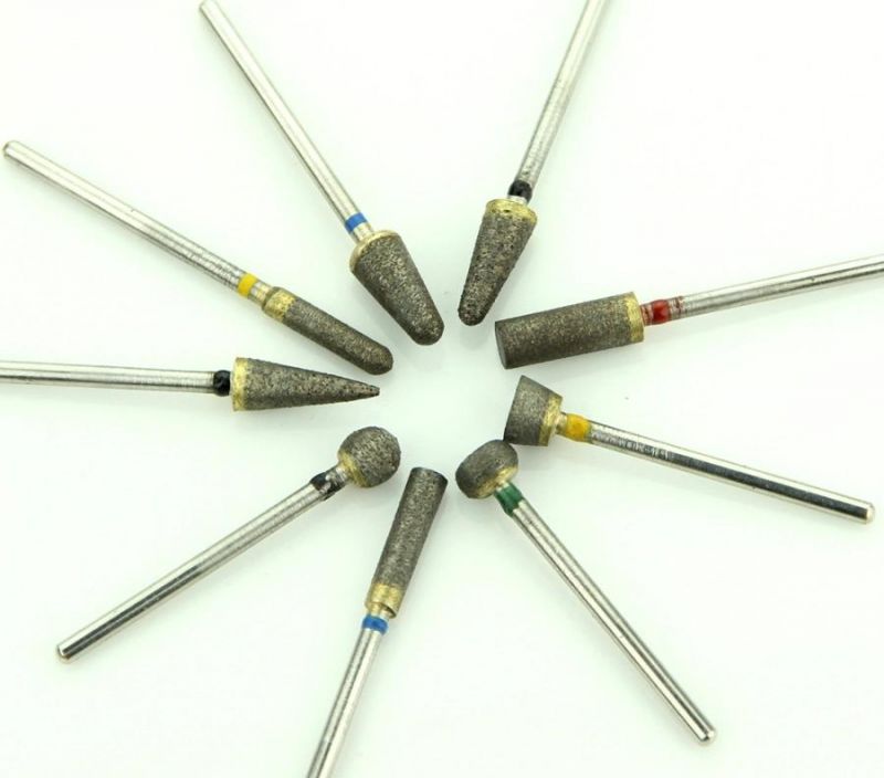 2.35mm 70-1500 Meshes Durable Sintered Diamond Bur