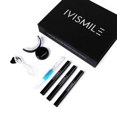 Dentist Recommend Ivismile 10min Fast Bleaching Rechargeable Tooth Whitening Kits Private Logo