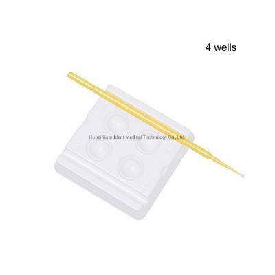 Mini Disposable Plastic Mixing Plates Dental Mixing Well with 4 Wells