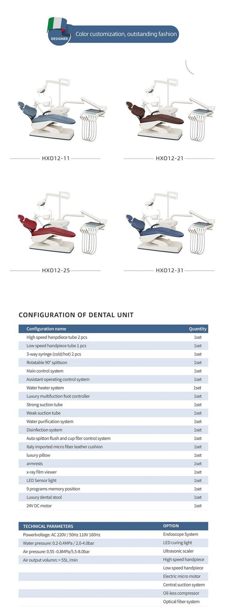 Dental Portable Mobile Unit with Assistant Operating Control System