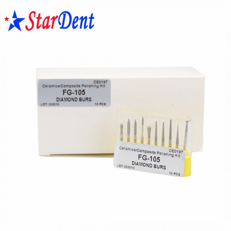 New Dental Diamond Burs Composite Polishing Kit Hospital Medical Lab Surgical Diagnostic Dentist Clinic Equipment