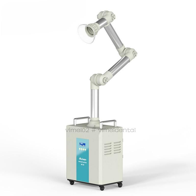 Ce Dental Clinic Extra Oral Aerosol Suction Unit Air Purifier External Oral Surgical External Suction Machine with UV Light + 4layer Filter