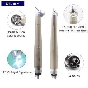 Dental Handpiec High Speed Handpiece 45 Degree Standard Head with Push Button