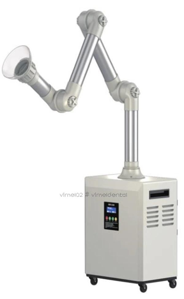 Dental Air Purifier Extra Oral Aerosol Suction System Machine with 4 Filters Plasma Sterilization for Clinic