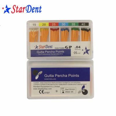 Hot Sale 04 Taper Stardent Gutta Percha Point Dental Material