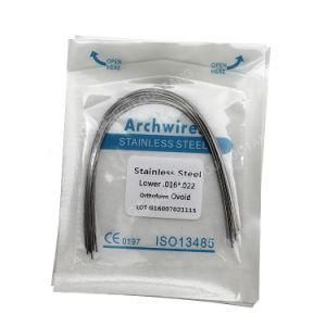 Dental Food Grade Round or Square Stainless Steel Orthodontic Arch Wire