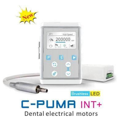 Dentistry Equipment Soco Coxo C-Puma Int+ LED Brushless Dental Micromotor Electric Motor Built in Dental Chair Unit Fit 1: 5 / 1: 1 Contra Angle LED