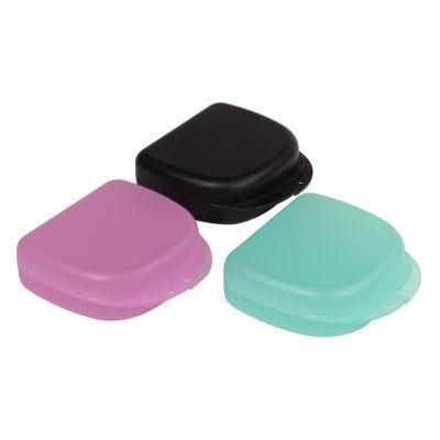 Portable High Grade Matte Plastic Orthodontic Dental Retainer Case