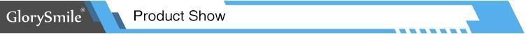 MSDS Registered Manufactory Glory Smile Dental Bright Custom Service Home Use Blue Non-Peroxide Teeth Whitening Strips
