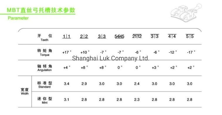 Factory Supply High Qualty Dentist Orthodontic Bracket