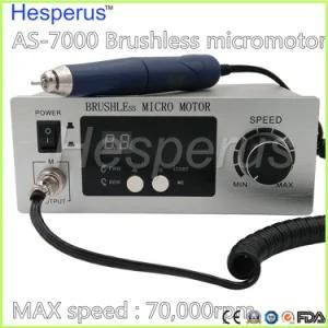 Powerful 70, 000rpm Brushless Dental Micromotor Jewellery Polishing Unit Hesperus