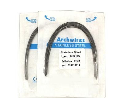 Dental Retainer Wire Straight Reverse Curve Archwire Orthodontic Super-Elastic Niti Arch Wire