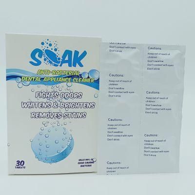Manufacturer of Wholesale Denture Cleansing Tablets for Oral Hygiene