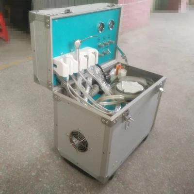 Movable Portable Dental Unit for Sale with Luggage Box