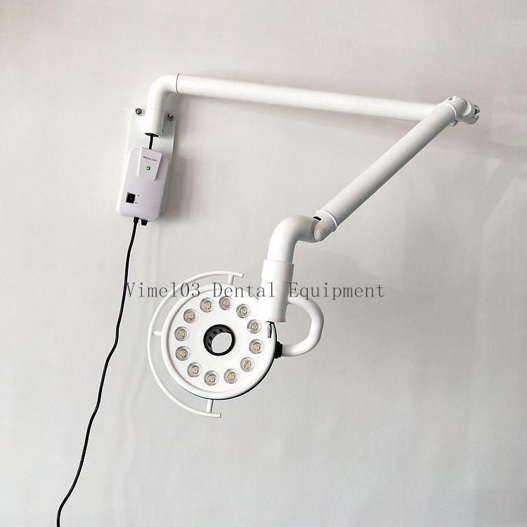 Wall-Mounted Shadowless Dental LED Operating Lamp Examination Light