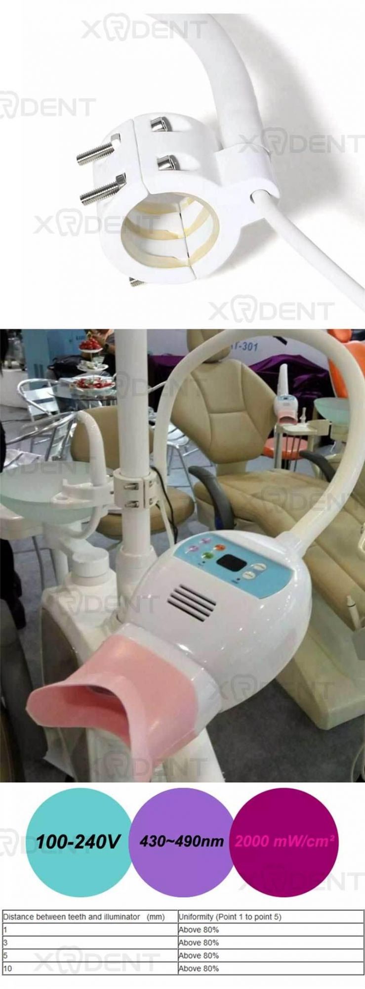 Dental Equipment Accessories Teeth Whitening Machine