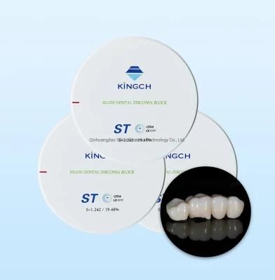 Dental Laboratory Product 95mm Sht Super Translucency Zirkonzahn Zirconia Block