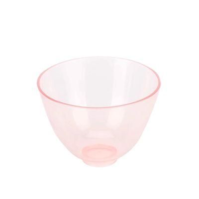 Transparent Pink Dental Rubber Mixing Bowl Plastic Lab Silicon Bowl