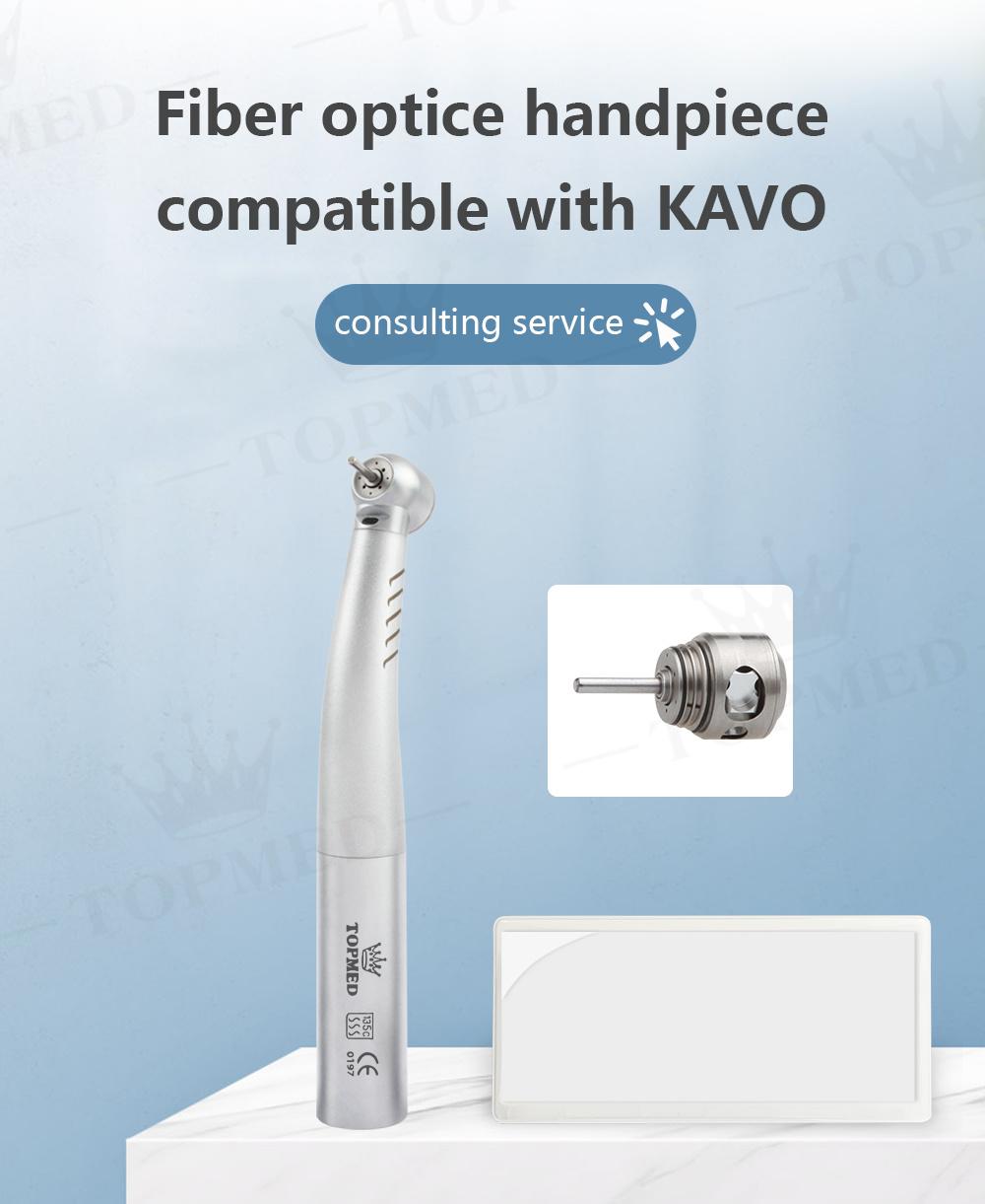 Quick Coupling Fiber Optic High Speed Turbine Dental LED Handpiece