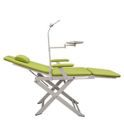 Medical Supplies Portable Dental Folding Chair with Air Compressor