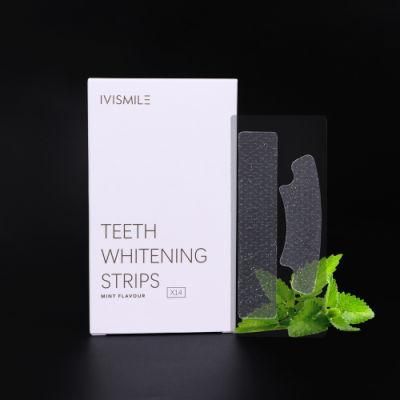 14 Sets Fast-Result Teeth Whitener 28 Non-Sensitive White Strips Teeth Whitening Strips