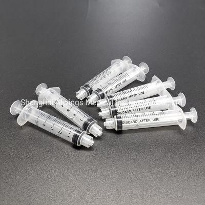 Medical Plastic Material Disposable Irrigation Syringes Non-Sterile 3ml