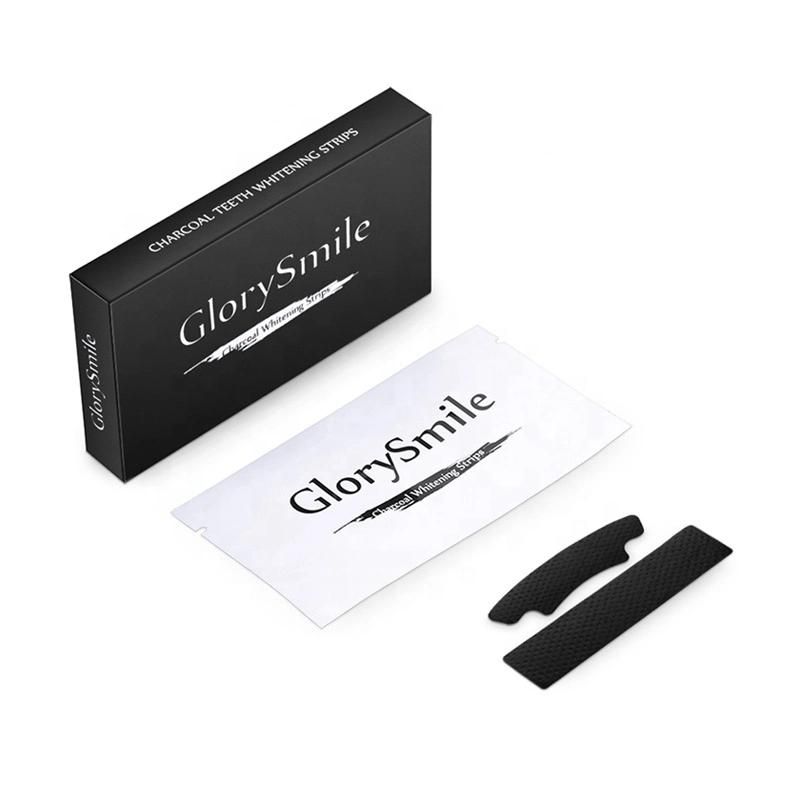 OEM Cost-Effective Non-Peroxide Charcoal Teeth Whitening Strips