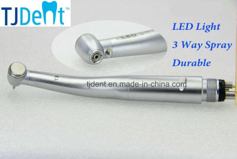 Dental High Speed Handpiece Dental Turbine Handpiece with LED Lamp