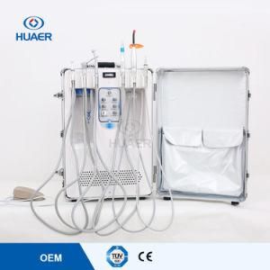 Ce Portable Dental Unit Mobile Price with 550W Mini Air Compressor