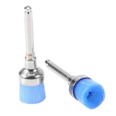 Natural Bristle Teeth Polishing Disposable Dental Prophy Brush
