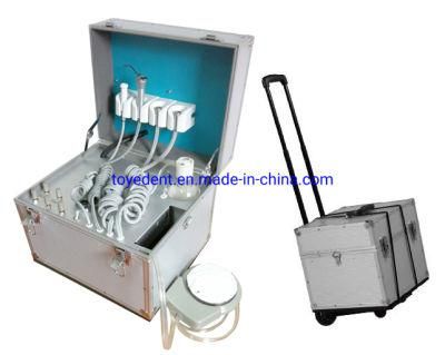 Portable Dental Mobine Air Delivery Turbine Unit with Saliva Ejector
