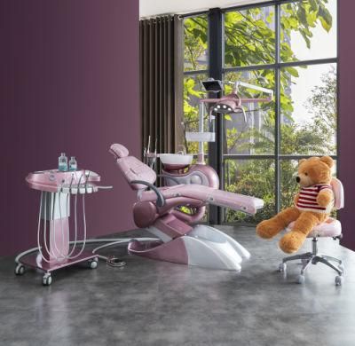 Clinic Children Dental Chair Colorful Attractable Dental Unit Kids Dental Chair