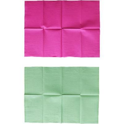Safety Protection Disposable Colorful 3-Ply Patient Surgical Consumable Baby Changing Pad Medical Disposable Dental Bibs