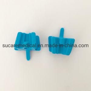 Dental Mouth Open Prop with Hole for Saliva Ejector