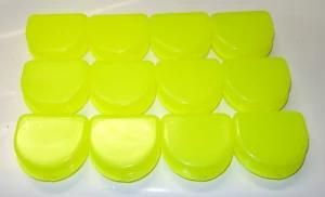 Dental Orthodontic 12 Retainer Denture Mouth Guard Case Bleach Tray