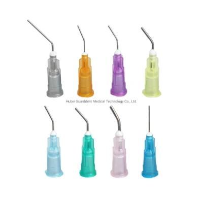 Factory Disposable Dental Dispensing Tips Prebent Irrigation Needle Tip