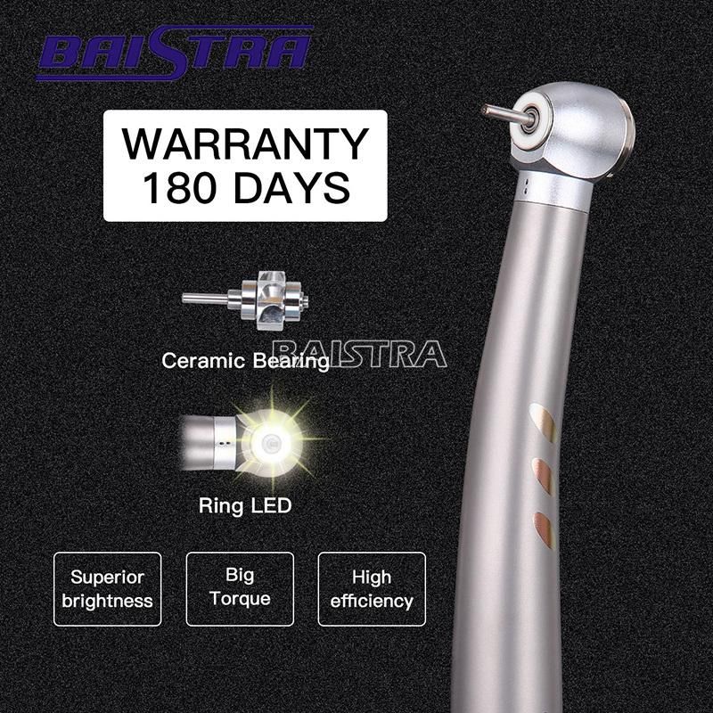 Dental E-Generator Shadowless Ring LED High Speed Ceramic Bearing Handpiece