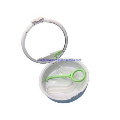 High Quality Denture Retainer Box Orthodontic/Dental Case with Mirror