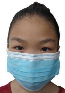 50 Pieces Disposable Dental Surgical Face Masks with Ear-Loop 3 Ply Flu Masks Nose Allergy Dust Mask Anti Dust Filters Blue