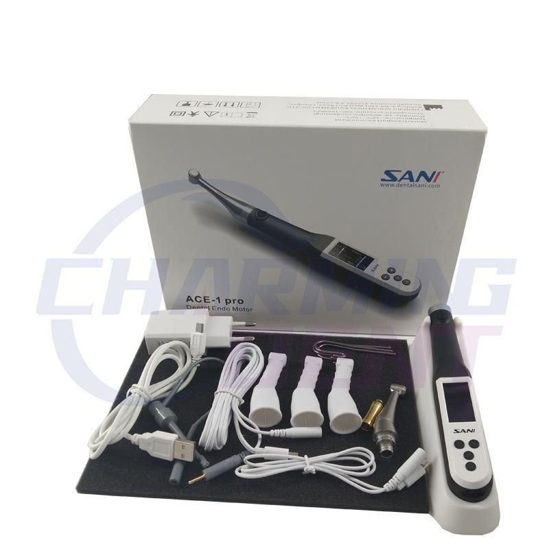 Dental Endodontic Equipment Sani Wireless Endo Motor with Built in Apex Locator Super Roots Canal Instruments Endodontic Motor Reciprocating