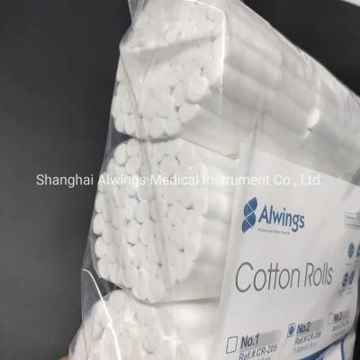 Dental Disposable Cotton Rolls #2 for Blood Absorbing