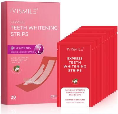Safe Formula for Sensitive Teeth Professional Teeth Whitener 30-Minute Express Whitening Strips