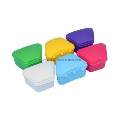 Manufacture Logo OEM Denture Storage Box Denture Bath Plastic Case