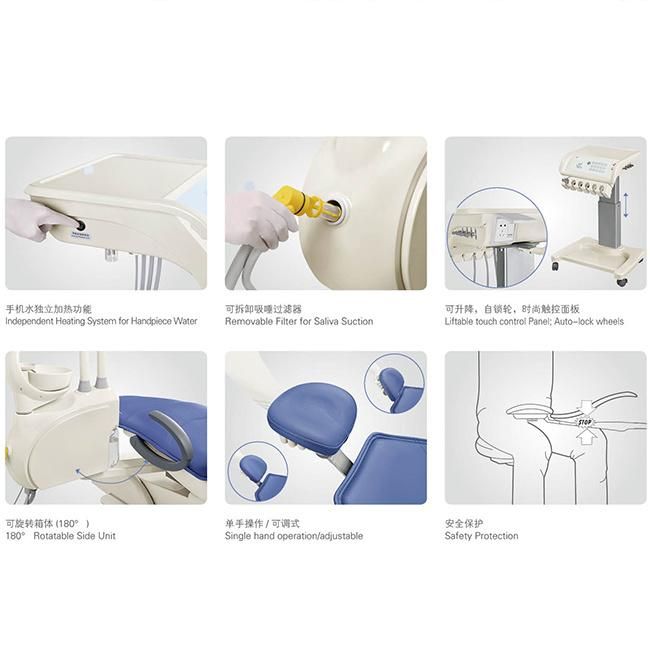 Standard Type Luxury Best Quality Dental Chair Auto Electric