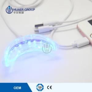 USB / Phone Connected Mini Blue LED Laser Teeth Whitening Light