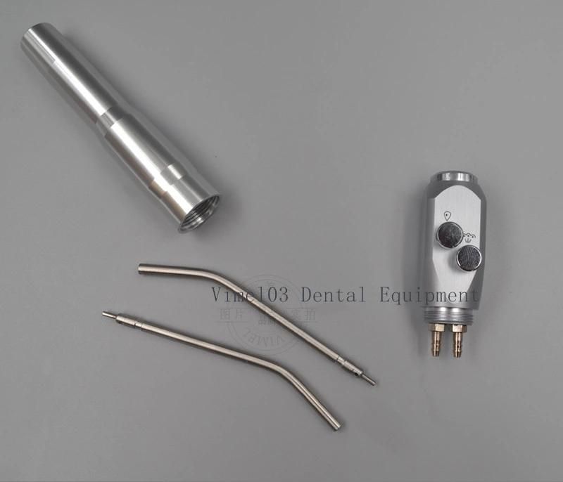 Dental Air Water Straight Syringe with Two Nozzles for Sirona