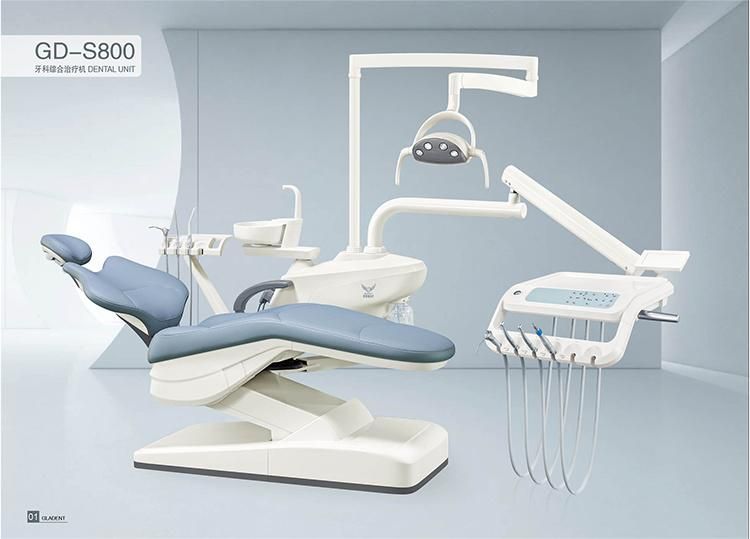 CE Approved Gladent Disinfection Dental Unit with 9 Memory Control System