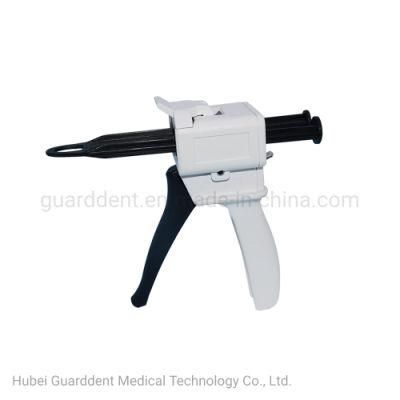 Dental Product 2: 1 Dental Temporary Crown Dispensing Gun Dental Impression Mixing Universal Dispenser